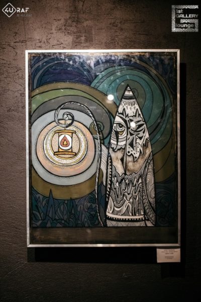 Выставка апрель  2018 Ленар Ахметов и Арина