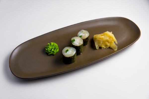 Осенний SPECIAL - sashimi roll iz grebeshka - Ресторан 1st GALLERY KITCHEN