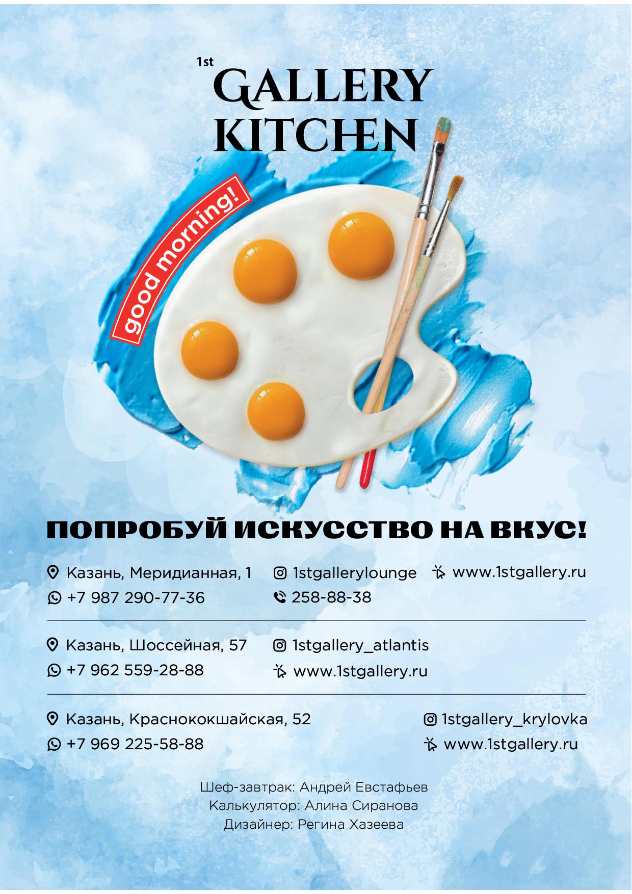 Завтраки - zavtraki avgust 2025 pechat20 - Ресторан 1st GALLERY KITCHEN