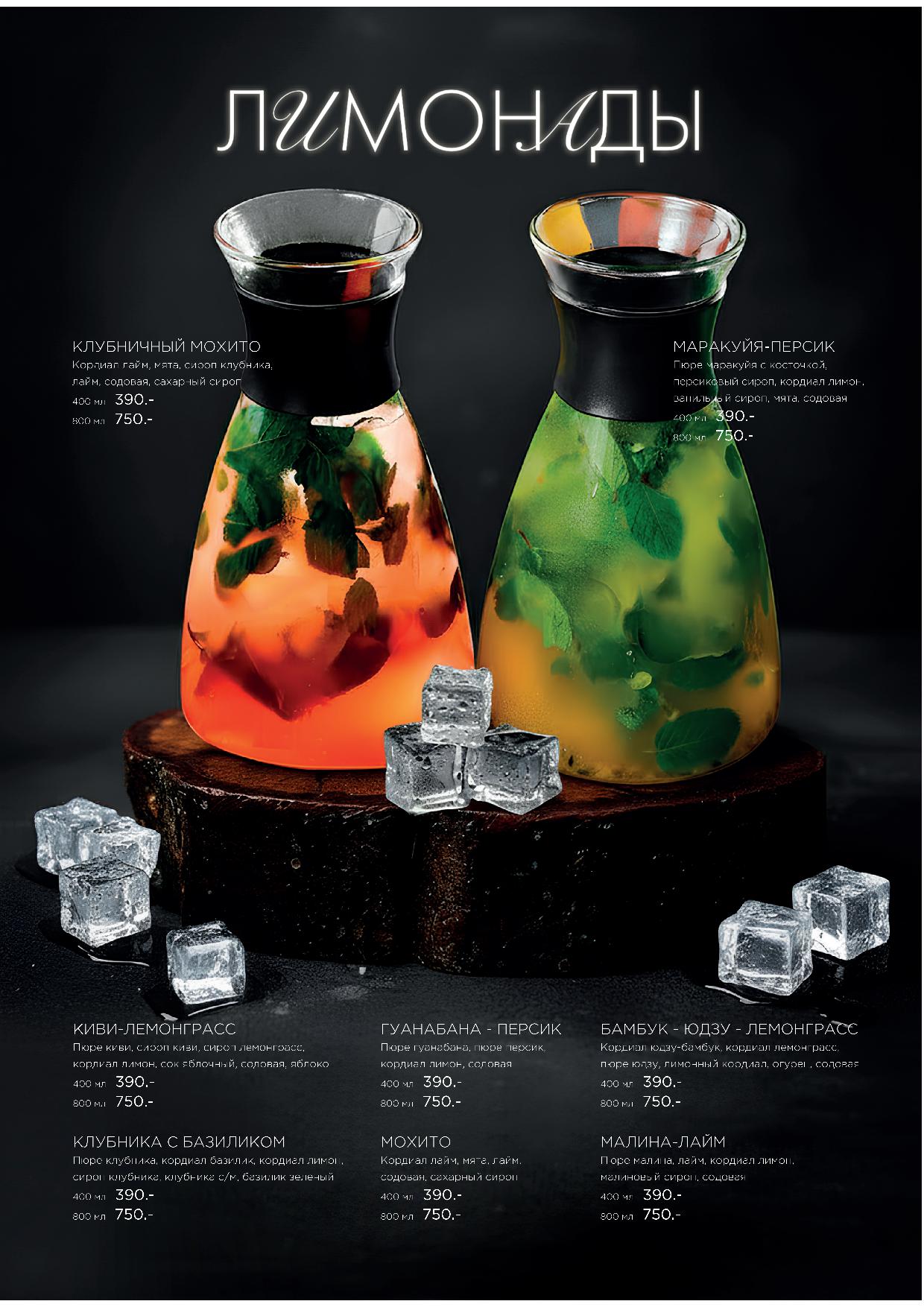 Карта бара - meridiannaya bar vse str15 - Ресторан 1st GALLERY KITCHEN