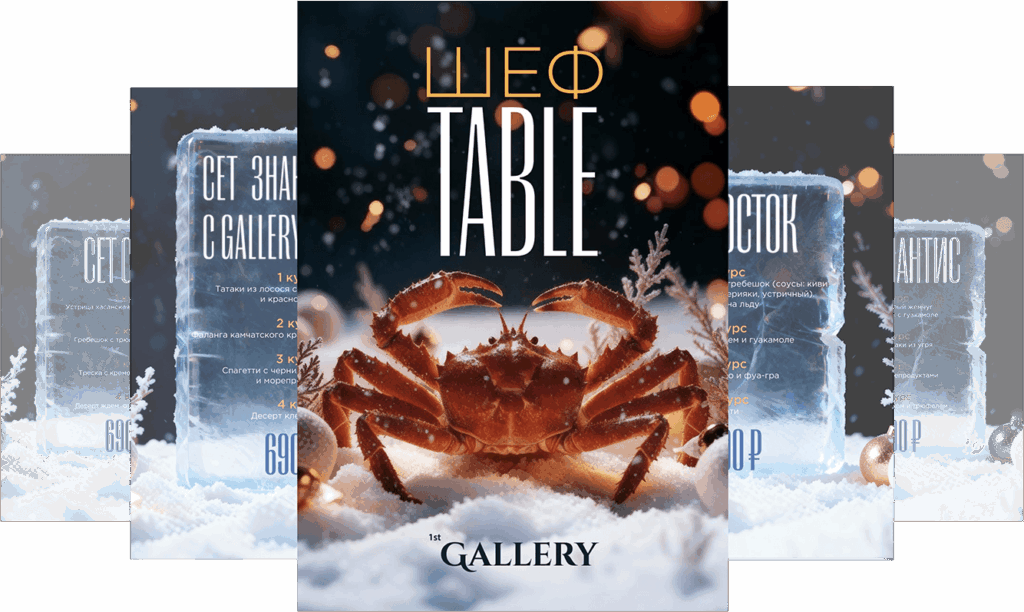 Chef’s table 2 - chef table 1 - Ресторан 1st GALLERY KITCHEN