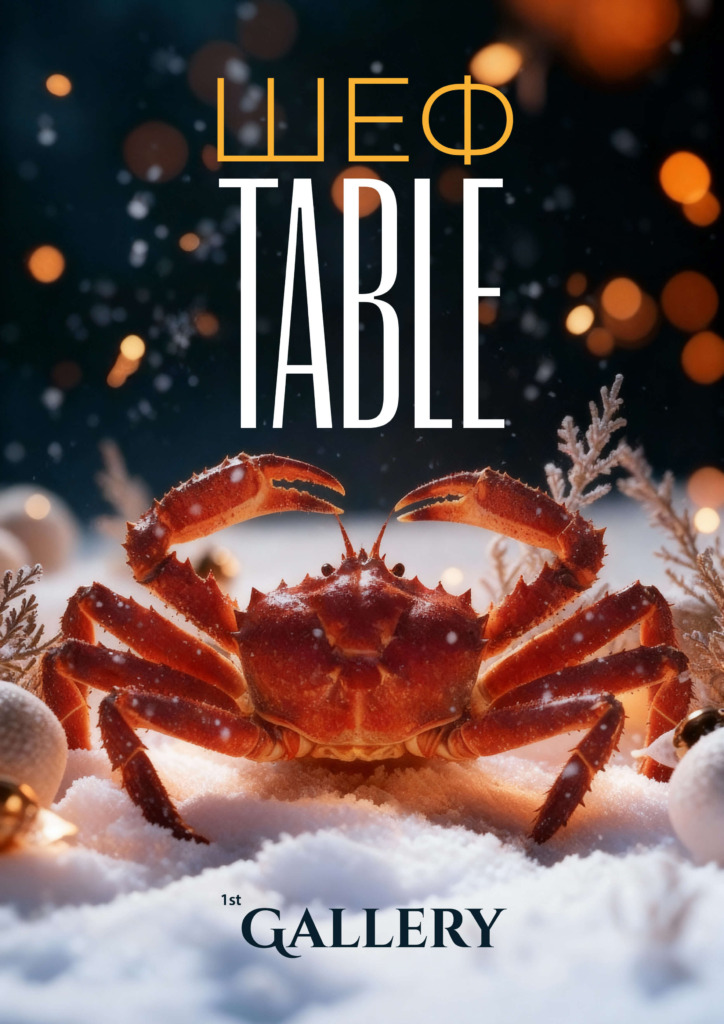 Chef's Table - menyu shef tejbl 1 - Ресторан 1st GALLERY KITCHEN