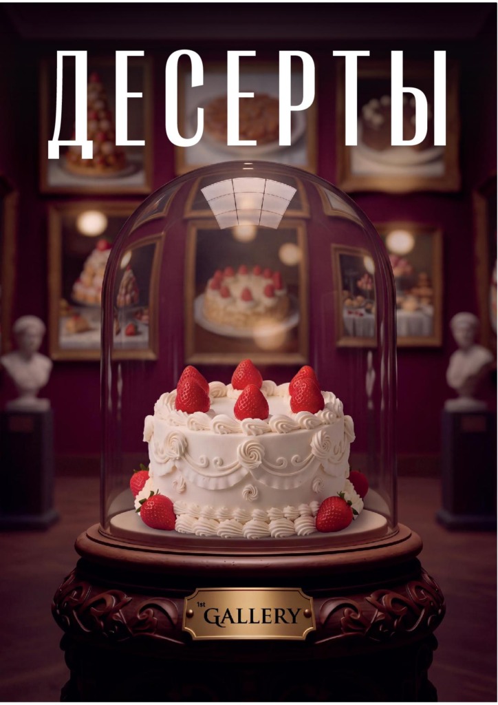 Детское меню - desert menyu 2026 osen01 - Ресторан 1st GALLERY KITCHEN